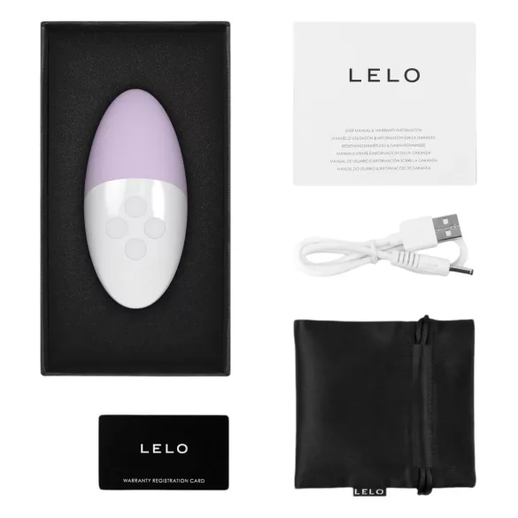 LELO Siri 3 - clitorisstimulator - geluidgestuurd - silicone - paars