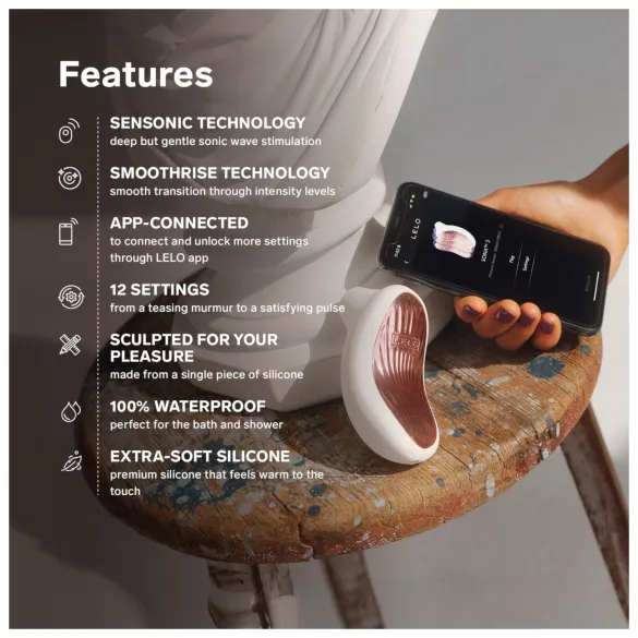 LELO Sona 3 - clitorisstimulator met geluidsgolven - lavendel