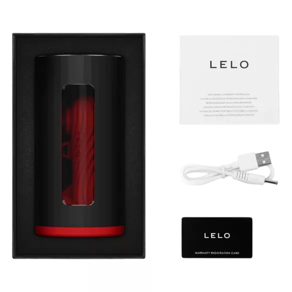 LELO F1s V3 - interactieve masturbator - rood