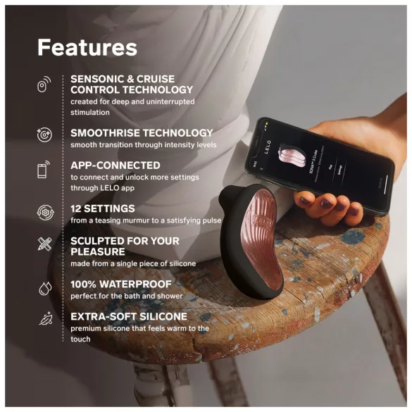 LELO Sona 3 Cruise - clitorisstimulator met geluidsgolven - zwart