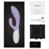 LELO INA Twist - rabbit‑vibrator met G‑punt‑ en clitorisstimulator (paars)