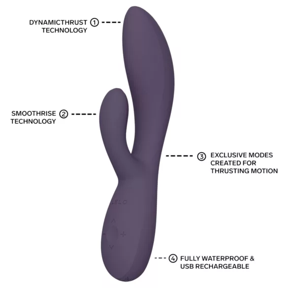 LELO - INA Thrust stotende rabbit vibrator (paars)