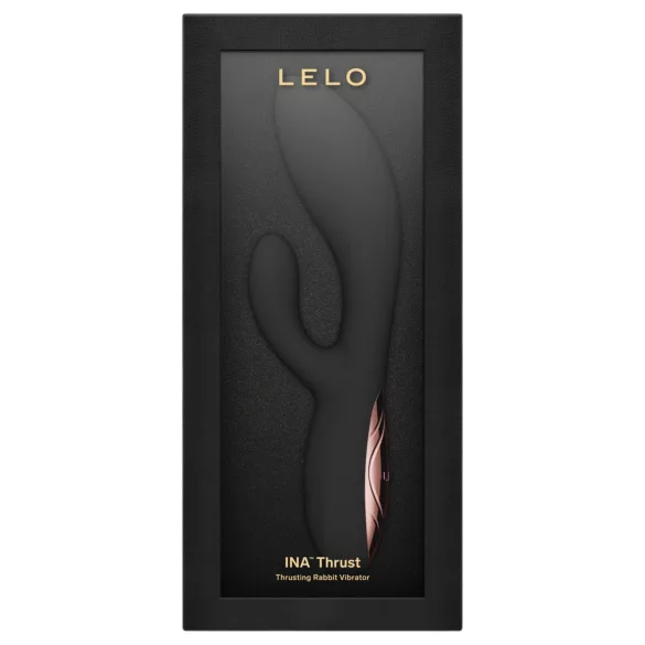 LELO - INA Thrust stotende rabbitvibrator (zwart)