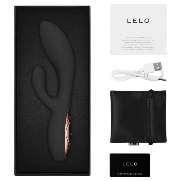 LELO - INA Thrust stotende rabbitvibrator (zwart)