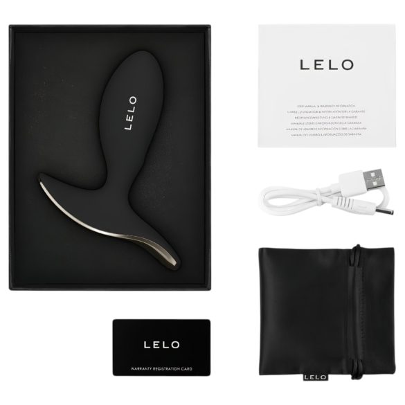 LELO Surfer - slimme vibrerende anaalplug (zwart)