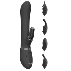 Vive Chou - 4-in-1 vibrator met clitorale arm (zwart)