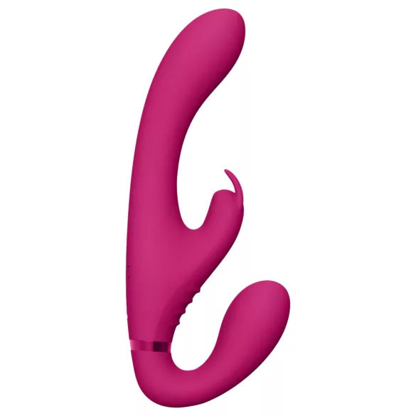 Vive Suki - opzetbare vibrator zonder harnas - siliconen - roze
