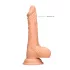 RealRock - realistische dildo met balzak - 17cm - huidskleur
