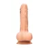 RealRock - realistische dildo met balzak - 17cm - huidskleur