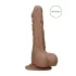 RealRock - realistische dildo met ballen - 17cm - donker huidkleur