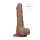 RealRock - dildo met ballen - realistisch 25cm - donker huidskleur