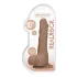 RealRock - dildo met ballen - realistisch 25cm - donker huidskleur