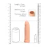 RealRock - penis sleeve - 17 cm - naturel