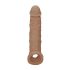 RealRock Penis Sleeve 21cm - Donker Natuurtint