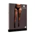 Le Désir Plus Size - open panty kousen - zwart - XXL-4XL