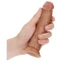 RealRock - realistische dildo - 15,5 cm - donker beige
