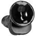 RealRock - Realistische Dildo met Zuignap - 15,5cm (zwart)