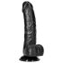 RealRock - Realistische Dildo met Zuignap - 15,5cm (zwart)