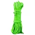 Ouch! - in het donker oplichtend bondage touw (5 m, groen)