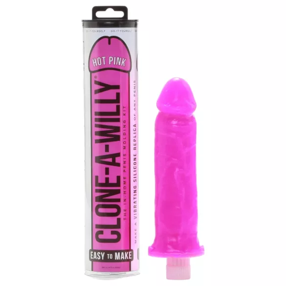 Clone-a-Willy - penis replica set met vibrator - siliconen - roze