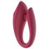 Raytech Rose - Oplaadbare, waterdichte duo-vibrator (rood)