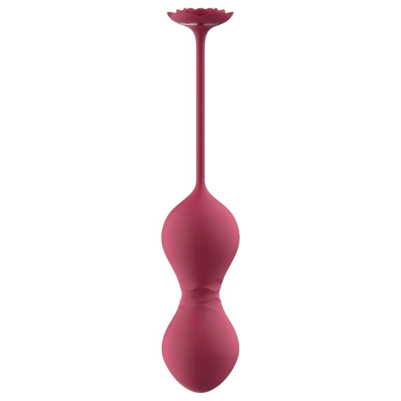 Raytech Roos - oplaadbare, waterdichte kegelbal (rood)