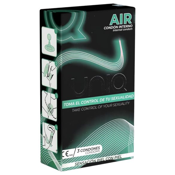 Uniq Air - ultradunne damescondooms (3 stuks)