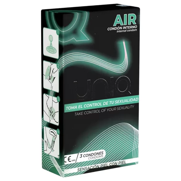 Uniq Air - dames condoom - ultra dun - 3 stuks
