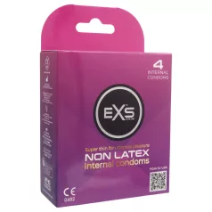 EXS inwendig condoom - latexvrije vrouwencondoom (4 stuks)