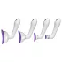 Doc Johnson Intimate - vibrerende zuigpomp set (paars)