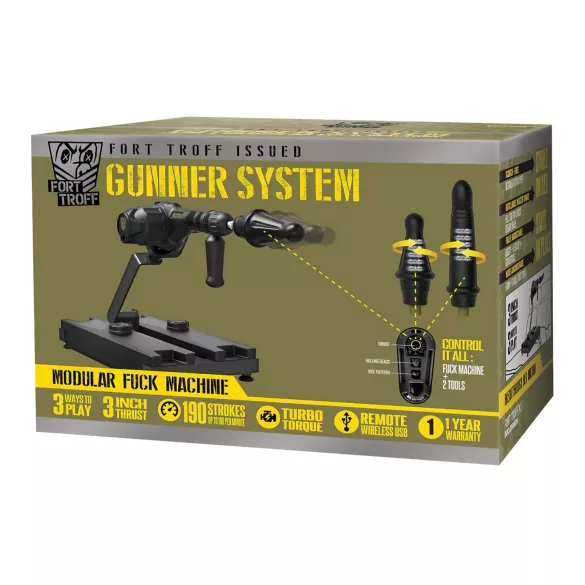 Doc Johnson Gunner System - sexmachine - zwart