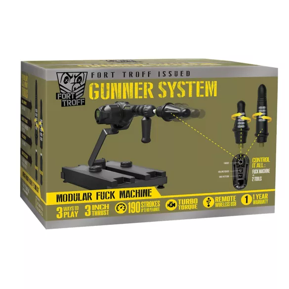 Doc Johnson Gunner System - sexmachine - zwart