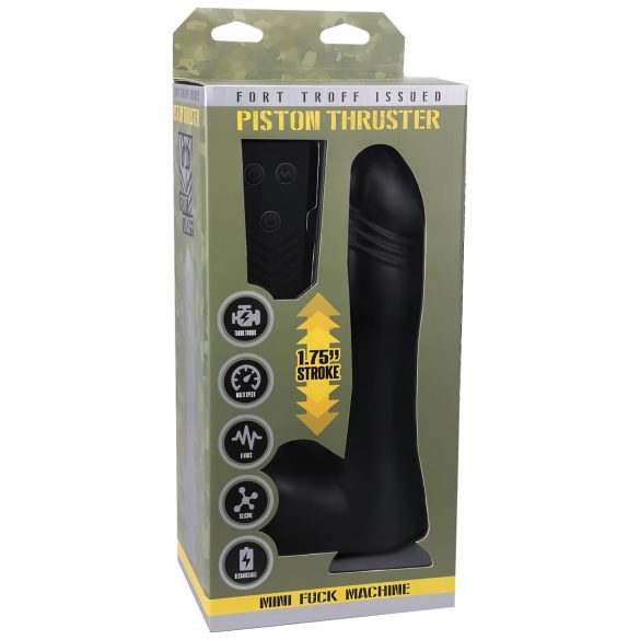 Doc Johnson - Mini F-Machine stoot vibrator - draadloos - zwart
