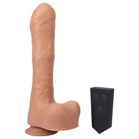 Doc Johnson Mini F-Machine - draadloze stootvibrator (natuurlijk)
