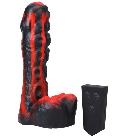Doc Johnson Mini F-Machine - draadloze stotende vibrator (rood)