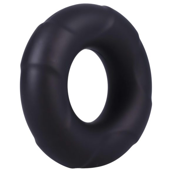 Doc Johnson C-Ring - silicone penisring (zwart)