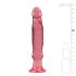 Crystal Jellies - Roze anaal dildo met zuignap
