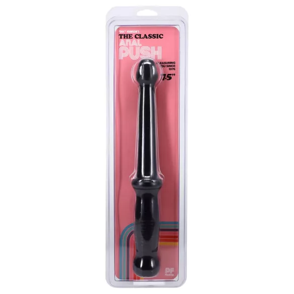 Doc Johnson - anaal dildo met handvat - zwart
