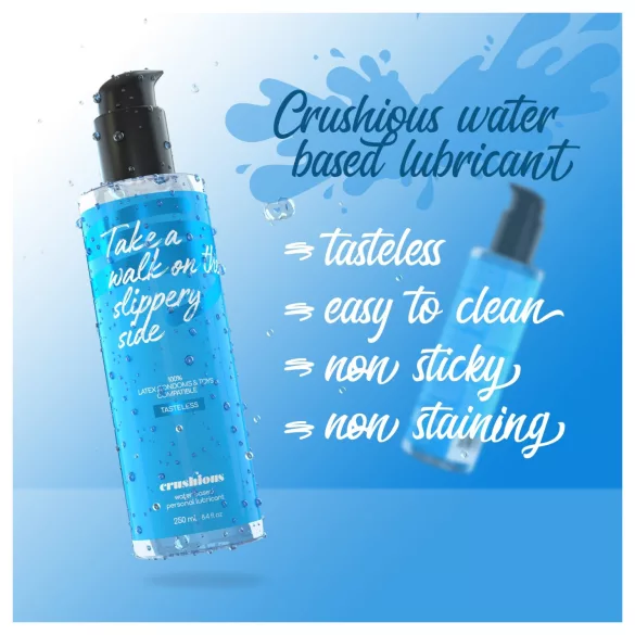 Crushious - glijmiddel op waterbasis (250 ml)
