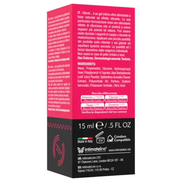 Vibroh - vloeibare vibrator - stimulerende gel - 15ml