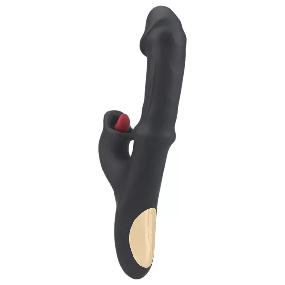 Wilson - vibrator met beweegbare clitorisstimulator - zwart