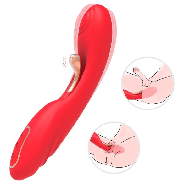 Bestoy - tongvormige G-spot vibrator (rood)