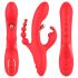 Bestoy - 3-in-1 Vibrator met Tongen (rood)