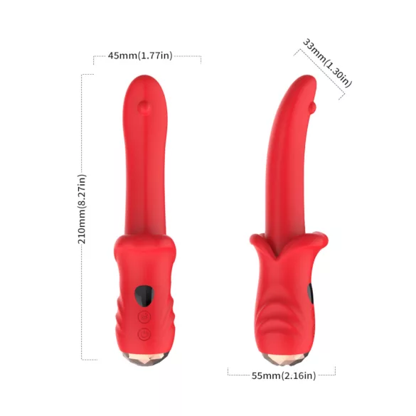 Bestoy - g-spot vibrator - waterdicht - rood
