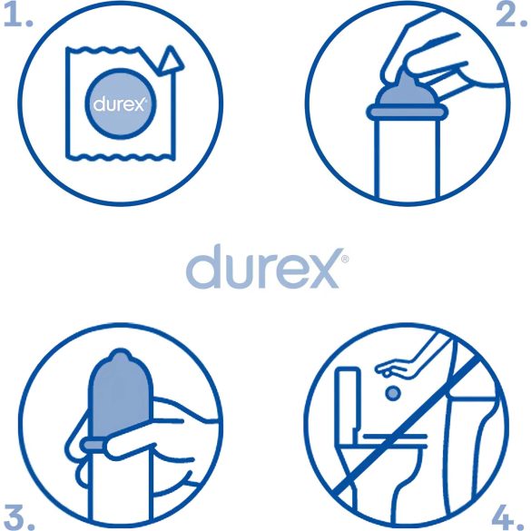 Durex Mutual Pleasure - vertragend condoom (3 stuks)