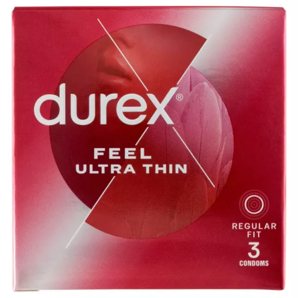 Durex - ultra dunne condooms - natuurlijk gevoel - 3 stuks