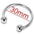 Roestvrijstalen eikelring - vertraging ejaculatie (30mm)