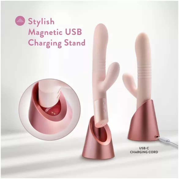 Blush Fraya - clitorale stootvibrator met arm - siliconen - roze