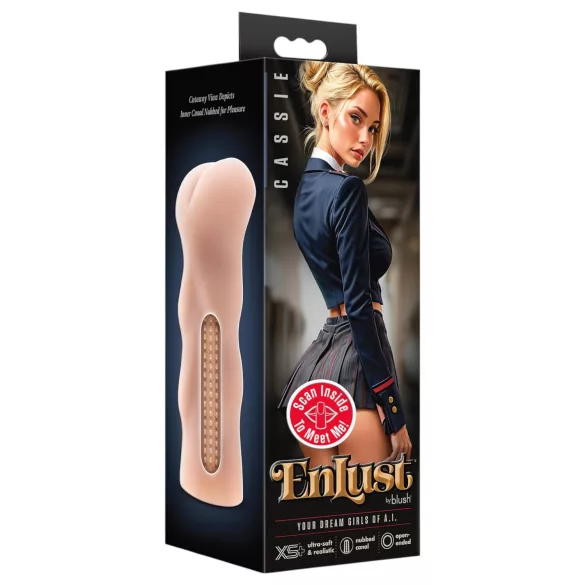 Enlust Cassie - masturbator kunstkont - realistische foto's - huidskleur