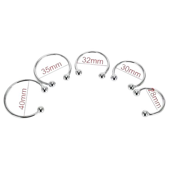 Roestvrijstalen metaal ring - ejaculatie vertraging (28mm)